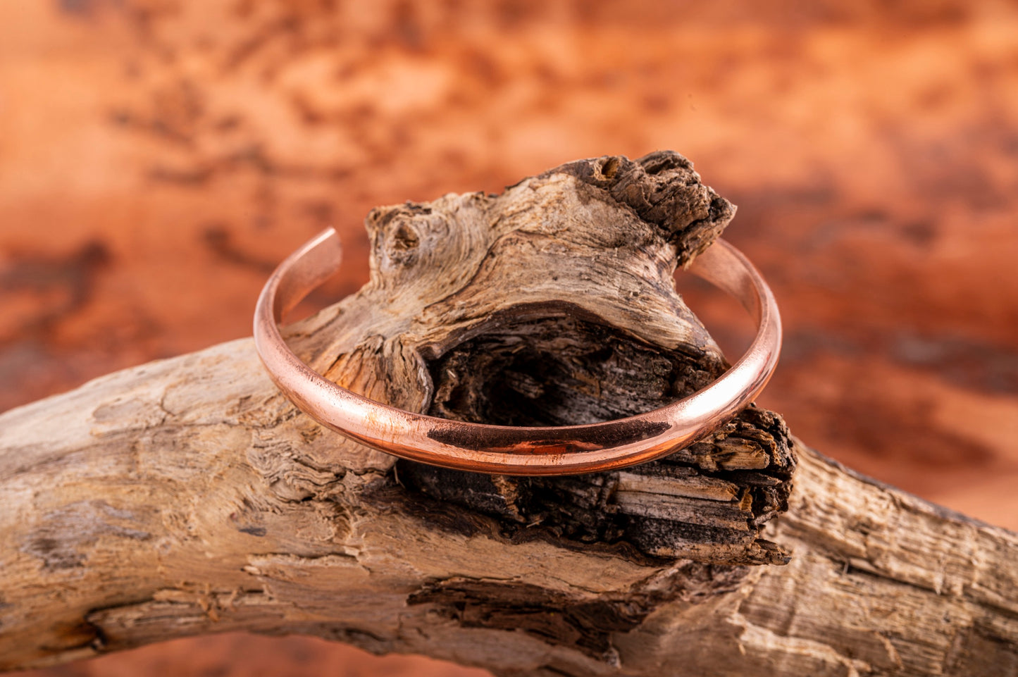 Kupfer-Armreif, schlicht