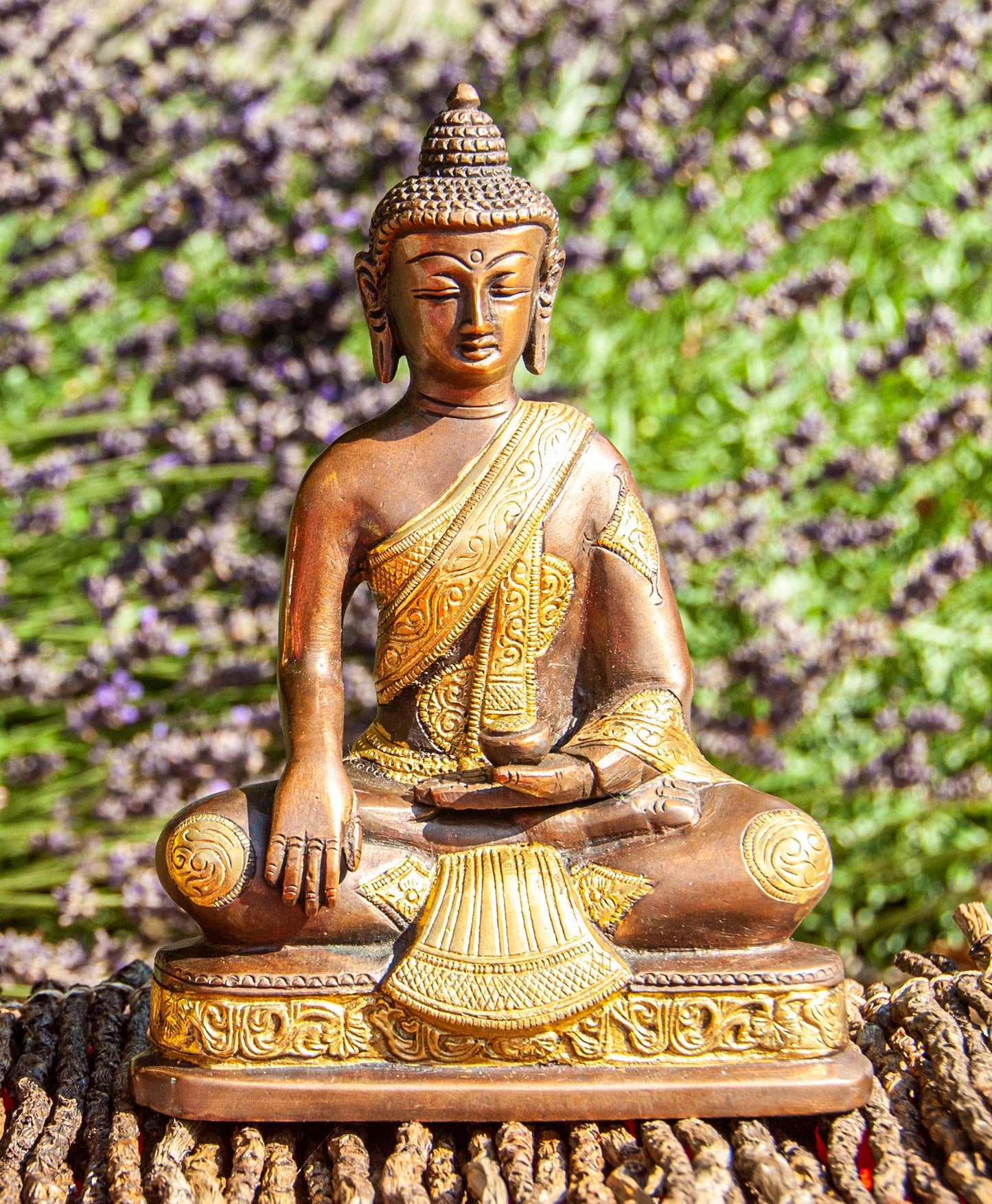 Buddha Shakyamuni, Messing 19,5cm