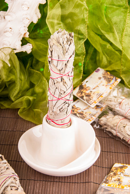 Smudge Bowl "Wave" weiß