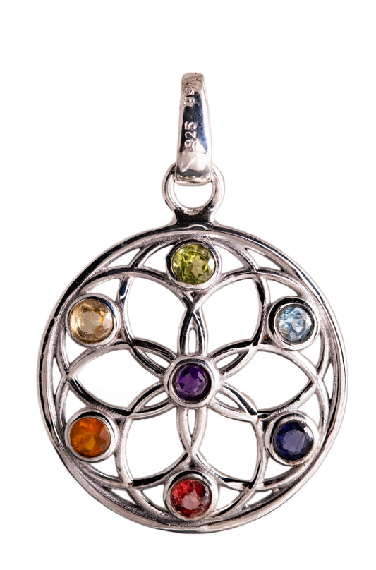 Saat des Lebens mit Chakrasteinen