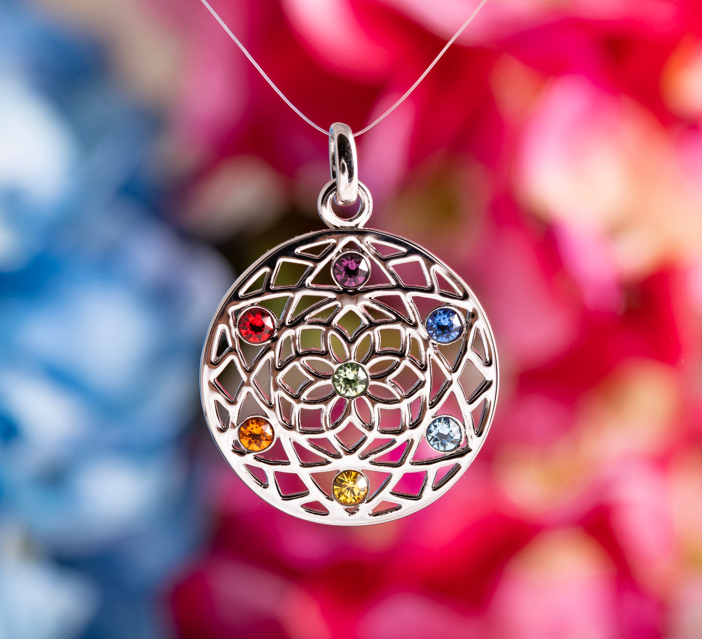 Mandala Chakra Anhänger