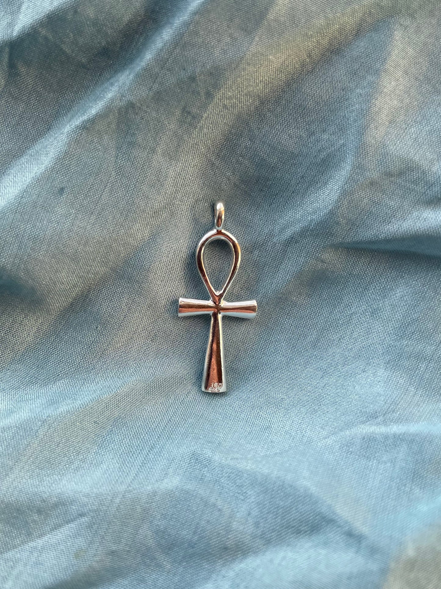 Ankh-Anhänger ohne Stein Silber 925